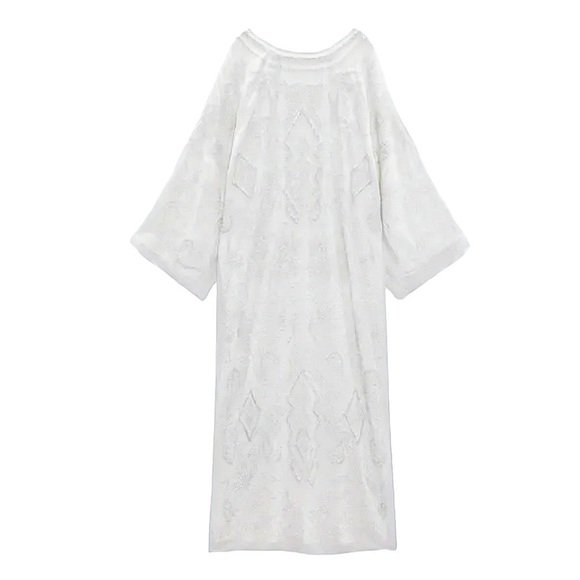 Zara Embroidered Beaded Tunic Dress - Picture 9 of 16